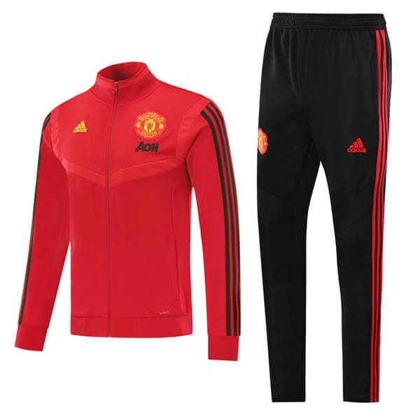 adidas Giacca Manchester United 2020-2021 Rosso Nero